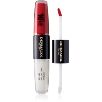 Dermacol 16H Lip Colour ruj rezistent si luciu de buze. - imagine 2